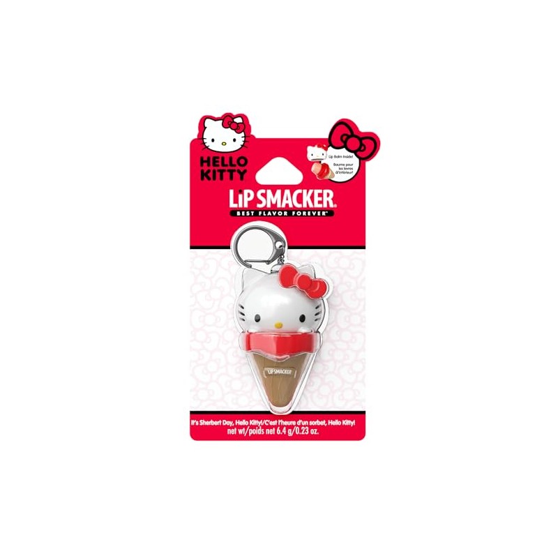 Lip Smacker Hello Kitty Lip Balm, Ice Cream Flavored Moisturizing,