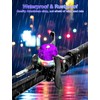 Bike Bell with RGB Lights, Bike Bell for 19-31.8mm Bicycle