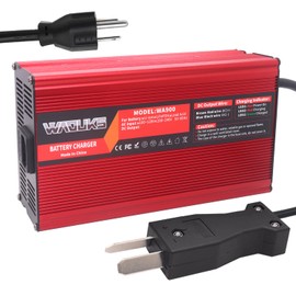 WAOUKS 36 Volt 20 Amp Club Car, EZGO & Yamaha Golf Cart Battery Charger for 36 Volt Golf Carts with Crowfoot Plug