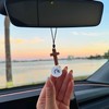 Yappy Bible Verse Car Rearview Hanging Cross Ornament, Daily Encouragement,