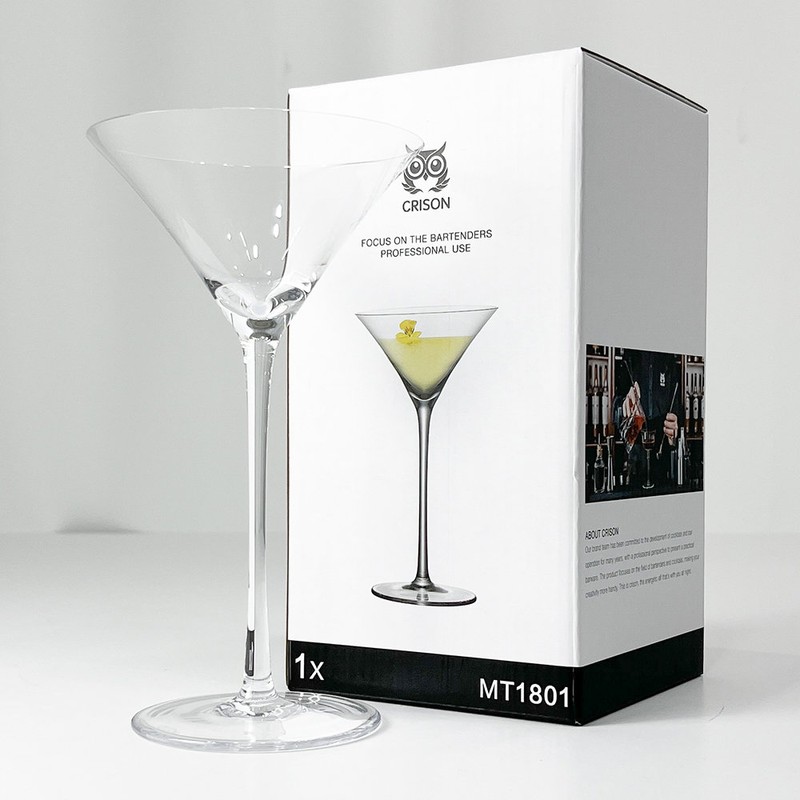 Crison Martini Darko MT1801 160ml premium crystal glass cocktail glass