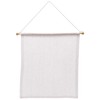 Baker Ross White Canvas Hanging Banner (Pack of 2) -
