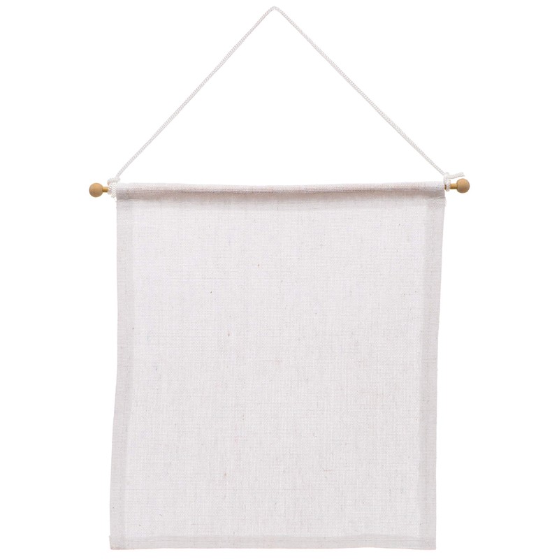 Baker Ross White Canvas Hanging Banner (Pack of 2) -