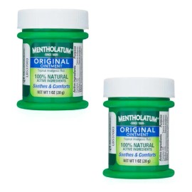 2 Pack Unguento Mentholatum Original 3oz Importado