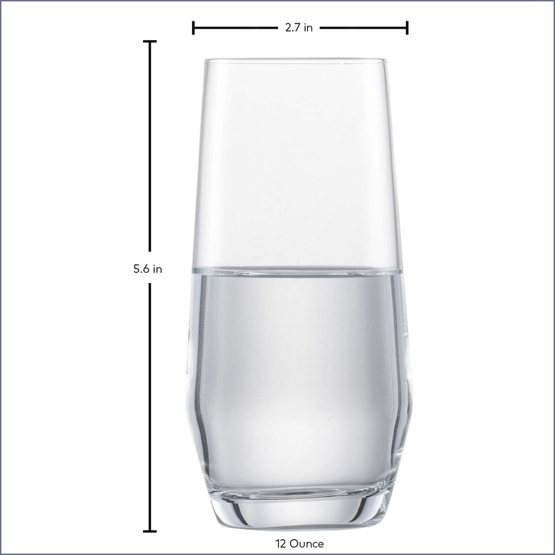 ZWIESEL GLAS Pure Tumbler (Set of 6), Drinking Glasses for
