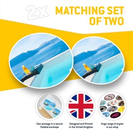 2 x 15cm Vinyl Stickers - Holiday Swimming Pool Hotel Swim 24280