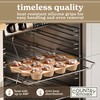 Country Kitchen Nonstick Stackable Bakeware Set - Heavy Duty, Durable,