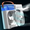 Water Mist Spray Fan USB Desktop Humidification Cooling Fan with