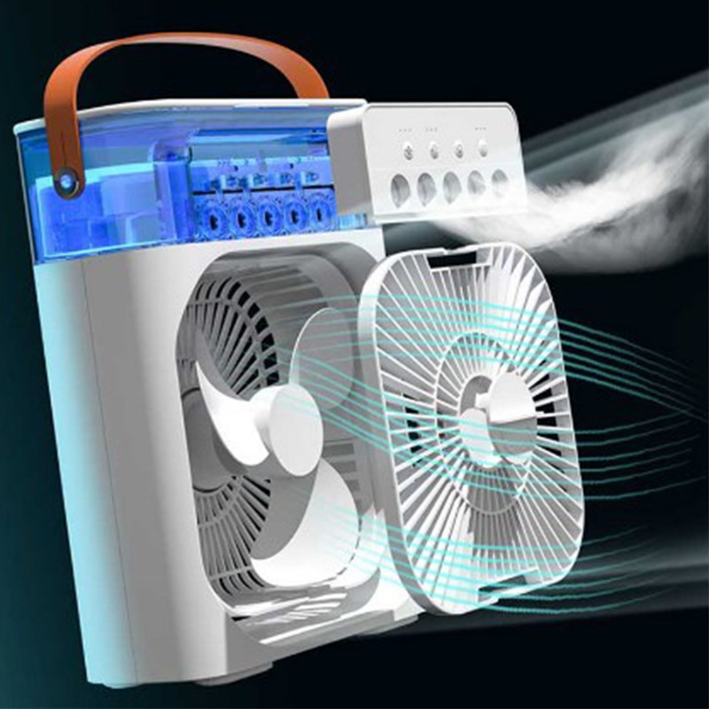 Water Mist Spray Fan USB Desktop Humidification Cooling Fan with