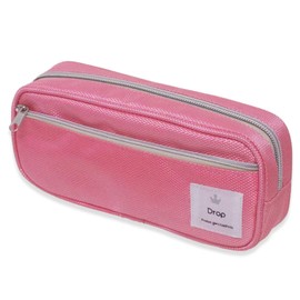 Nikken Stationery DRP1A-CP Pencil Case, Pastel Pen Case, Box Type, Coral Pink