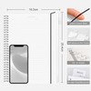 RETTACY Notebook B5 Lined, Lightweight Ring Binder, Diary 70 Sheets