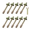 Semetall 10 Sets Bed Frame Hardware Connector Kit,M8x100 mm Countertop