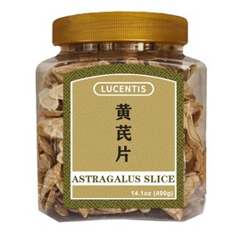 Premium Astragalus Root Tea Slices, 14.11 Oz (400g), Pure and Natural, No Additives, Cut and Sifted, Huangqi