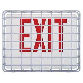Safety Technology International, Inc. STI-9640 Exit Sign Damage Stopper, Protective Coated Steel Wire Guard