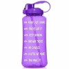 HydroMATE Purple 3 Liter Water Bottle  Hourly Time Markings 100 oz Purple