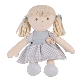 Tikiri 8565024 Bonikka Li'l Neva Cuddly Doll, Rag Doll for Babies and Children from 0+ Months, 25 cm