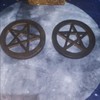Wooden Pentacle Altar Tile
