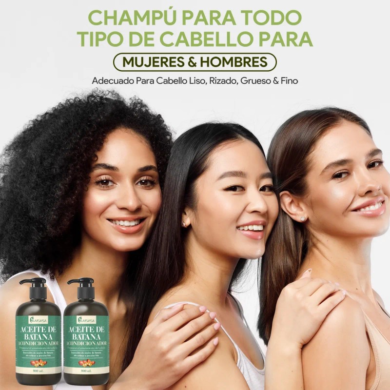 Aceite De Batana Shampoo Y Acondicionador Cuidado De Cabello