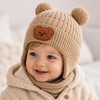 Baby Bear Ear Winter Hat for Kids – Soft Knitted