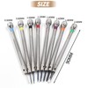 PHITUODA 8 pieces 0.6-2.0mm Professional Precision Micro Flat Head Screwdriver