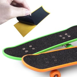 Itisyou Skateboard Grip Tape, Finger Skateboard, Non-Slip Sheet, Fingerless, Deck Tape, Anti-Slip, For Practice, Just Stick, Convenient to Use, Pack of 12