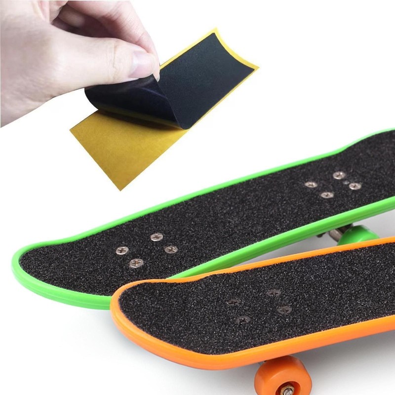 Itisyou Skateboard Grip Tape, Finger Skateboard, Non-Slip Sheet, Fingerless, Deck