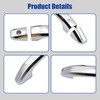 GXARTS Chrome Triple Plated 4 Door Handle Cover Compatible with