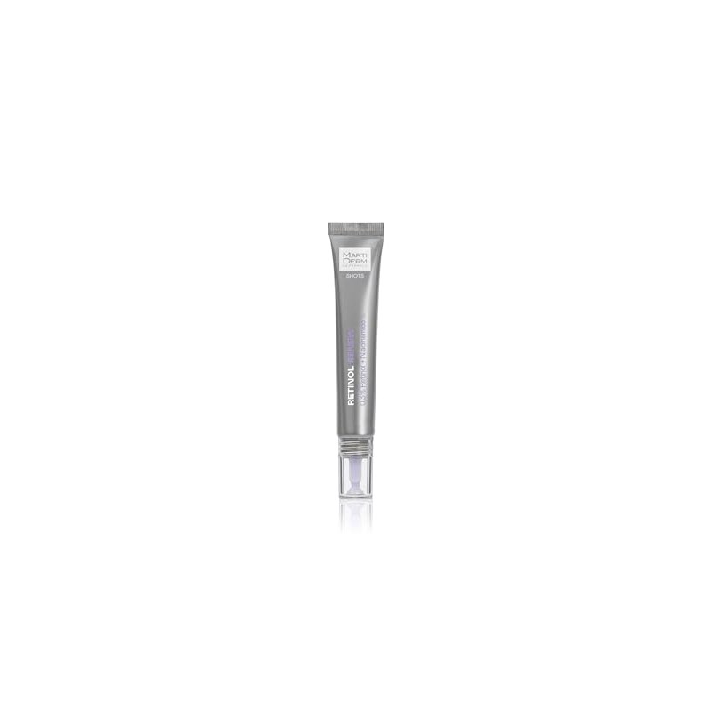 MartiDerm Shot Retinol al 0.3% puro, Piel más uniforme, 20ml