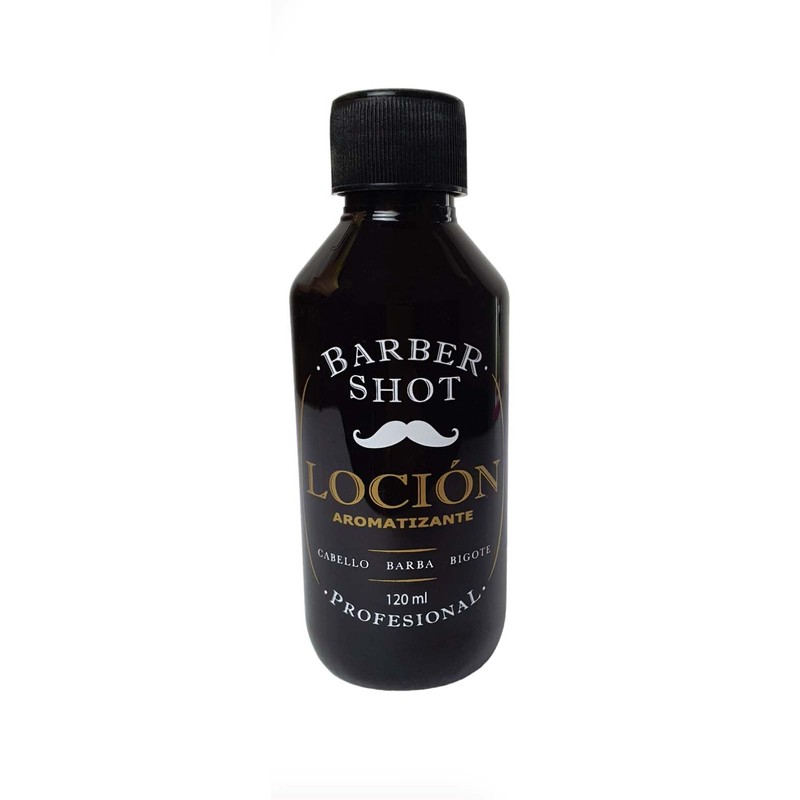 Loción Para Afeitado Barber Shot Para Cabello Barba Y Bigote