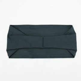 Men's Headband, 4.7 inches (12 cm), Headband, Sports, Hair Turban, Bandana, Turban, Sports, Wide, Sweatproof, Hair Clip, Face Washing, Baseball, Football, Unisex, Dark Gray