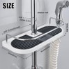 LATERN Bathroom Shelf Caddy for Shower Rail, Aluminum Bathroom Shower