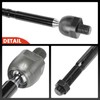 A-Premium 2 x Front Inner Tie Rod Ends, Compatible with