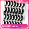 etokdos Fluffy Lashes Mink D Curl 20mm Long Volume Dramatic