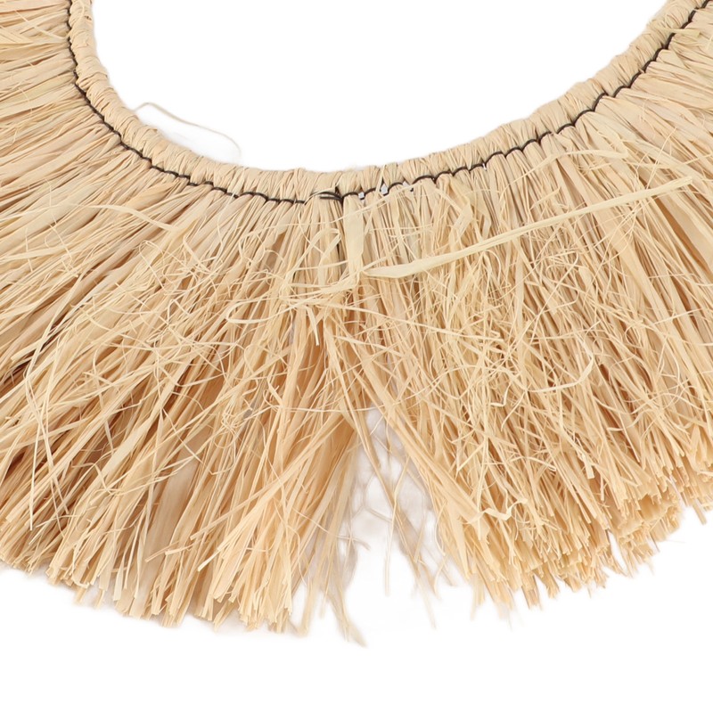 Raffia Wall Decor Portable Textured Appearance Wall Hanging Environmental Friendly