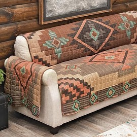 BLACK FOREST DECOR Sierra Crosses Loveseat Cover