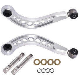 Silscvtt Rear Upper Suspension Camber Control Arm Kit Replacement for Honda Civic 2006-2015 Replacement for Acura CSX ILX 2006-2017