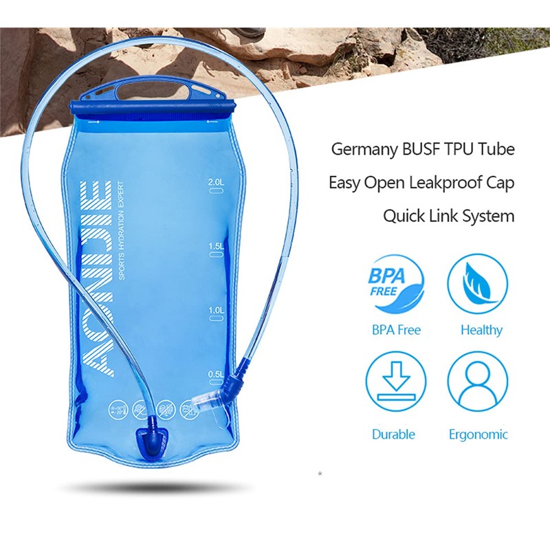 5L Ultralight Hydration Backpack with Hydration Bladder, 1.5 L or