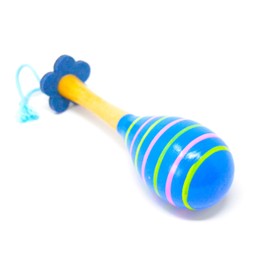 1 x unit. 17 cm miniature maraca. small. pine wood (2-10) SIZE for the little ones