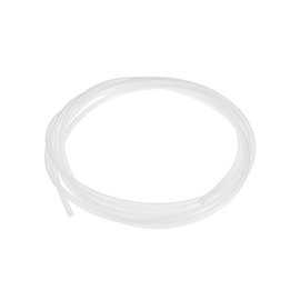 sourcing map Nylon Pipe PA6 Nylon Hose Pneumatic Air Brake Hose for Liquid Transfer 3 mm (0.11 Inch) Inner Diameter x 5 mm (0.19 Inch) External End 3 m White