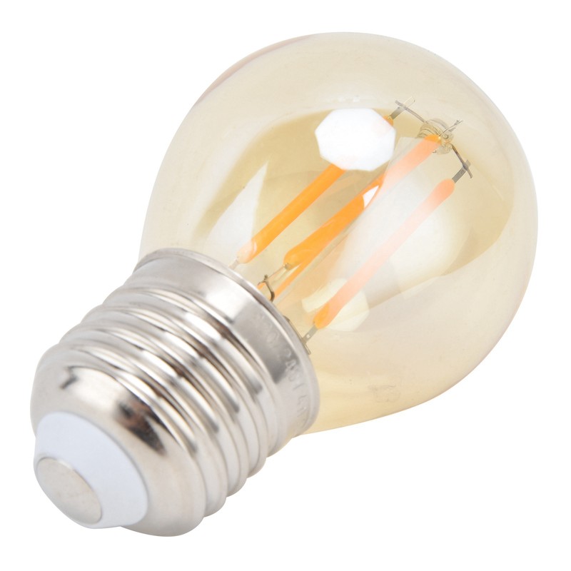 6Pcs Vintage LED Light Bulb Gold Glass Dimmable G45 E27