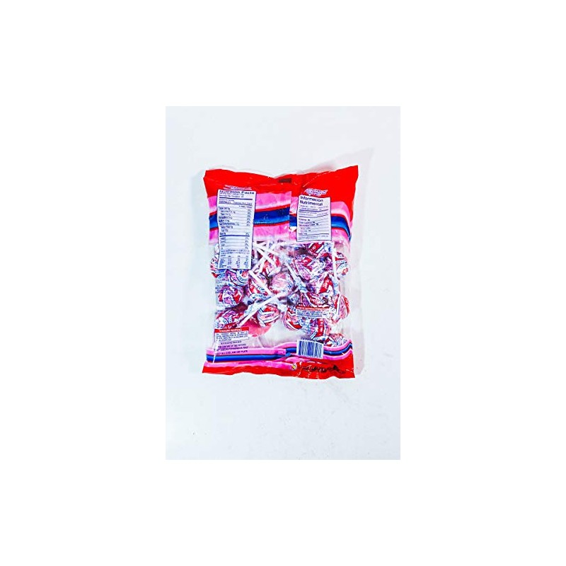de la Rosa Paleta Jumbo Cereza Mediana, 14g (24 Piezas)