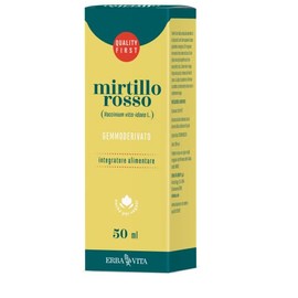 Erba Vita Gemmoderivato Mirtillo Rosso - 50 ml
