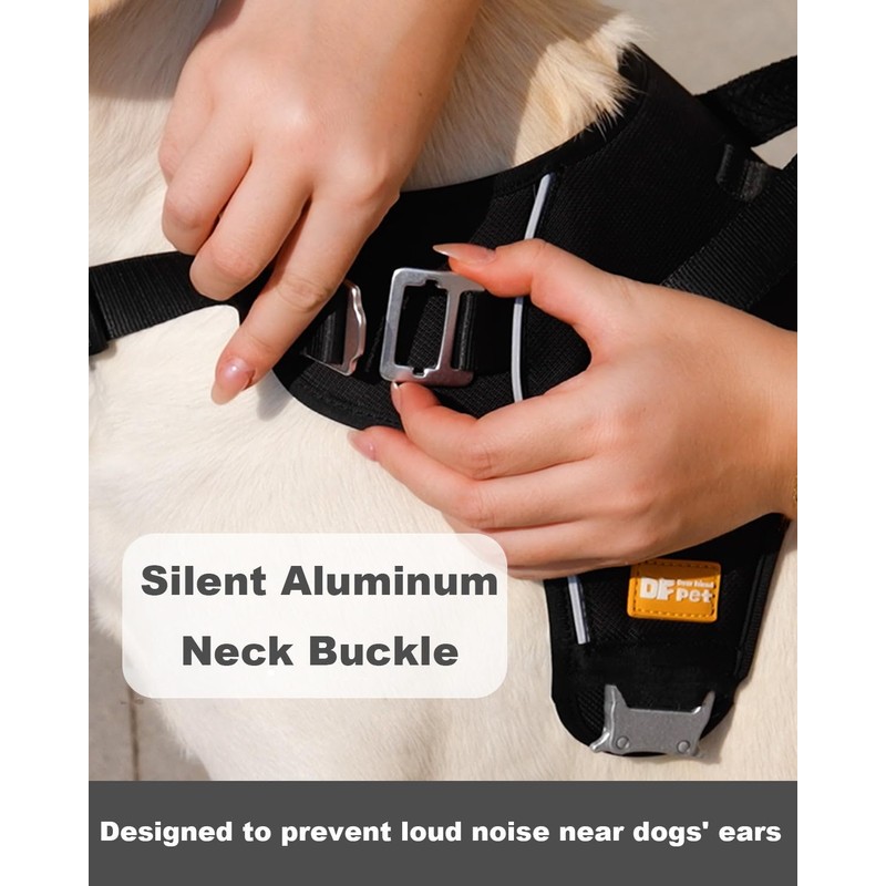 DF No Pull Step-in Martingale Dog Harness, Help Stop Pulling