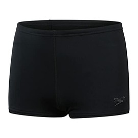 Speedo Bambino Pantaloncini da Bagno Aquashort Eco Endurance+ | Resistenza al Cloro | Asciugatura Rapida | Tessuto Elasticizzato | Materiale Riciclato | vestibilità Comoda Black 9-10