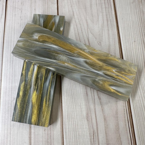 Uotowell Pre-Cut Epoxy Resin Scales Blanks for Decorative Inlays in