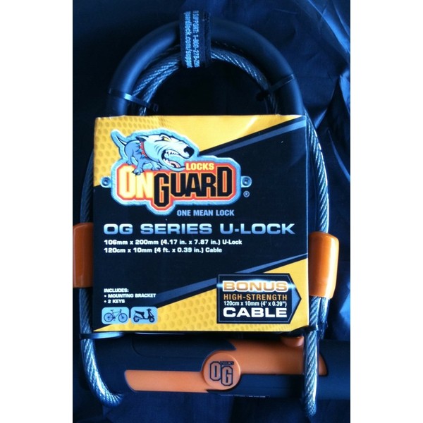 OnGuard U-Lock & Cable OG Series 4616 2 keys
