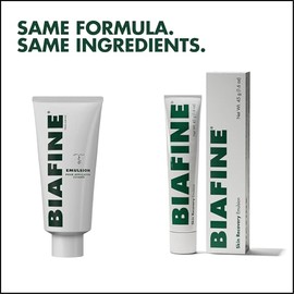 Biafine Emulsión de recuperación de la piel para rostro y cuerpo, soporte de barrera hidratante y calmante para piel seca y sensible, ligera, hipoalergénica, cuidado diario multiusos, 1.6 onzas