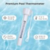 Inpool Floating Pool Thermometer - Large Easy Read & Shatter