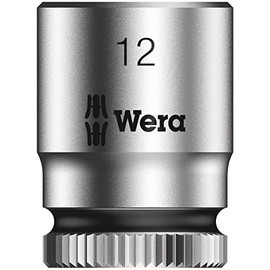 Wera Zyklop 8790 HMA 1/4 Socket, Hex head 12mm x Length 23mm by Wera
