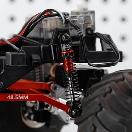 FEDCO FCX24 Shocks 47MM Oil-Filled Shocks Absorber With Springs For FMS FCX24 FCX18 Upgrades 1/24 1/18 RC Crawler